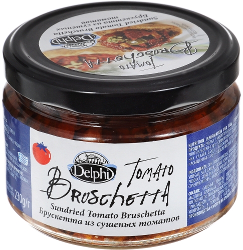 Брускетта из сушеных томатов Delphi 230гр
