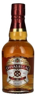 Виски "Чивас Ригал 12 лет" 0,2 л