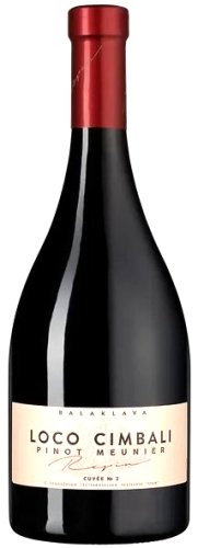 Вино "Локо Чимбали Пино Менье кюве №2" сухое красное 0,75 л