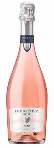 Вино игристое "И Кастелли Ромео и Джульетта Просекко" розовое брют 0,75 л