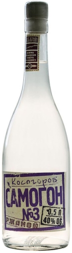Спиртной напиток ржаной "Косогоров самогон № 3" невыдержанный 0,5 л