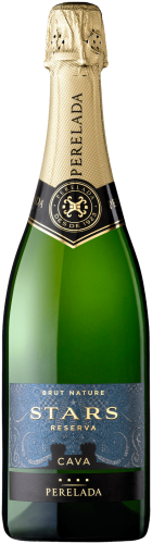 Вино игристое "Кава. Перелада "Старс" Брют Натюр. Резерва" брют белое 0,75 л