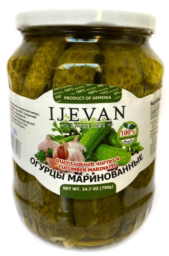 Огурцы маринованные 0,7 г (иджеван)