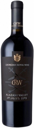 Вино ШАТО ГРВ "Алазанская долина" красное полусладкое 0,75 л  серия "Шато GRW" 
