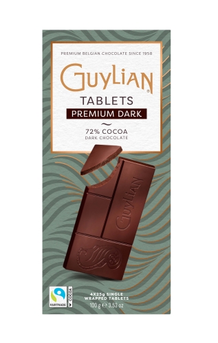 Шоколад горький 72% какао, Guylian, 100гр Бельгия