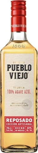Спиртной напиток "Текила Пуэбло Вьехо Репосадо" прочий 0,7 л