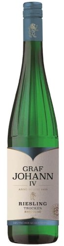 Вино "Граф Йохан 4 Рислинг Трокен Рейнгау" сухое белое 0,75 л