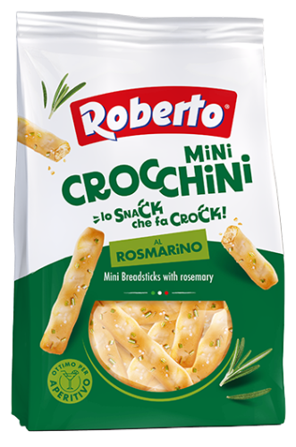 Палочки Хлебные "Гриссини Кроккини" миньон с розмарином "Roberto" 150 г 