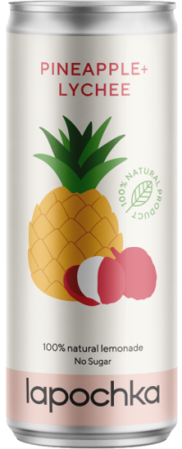 Напиток безалкогольный "Лапочка Микс 3 (ананас, личи)" 0,33 л