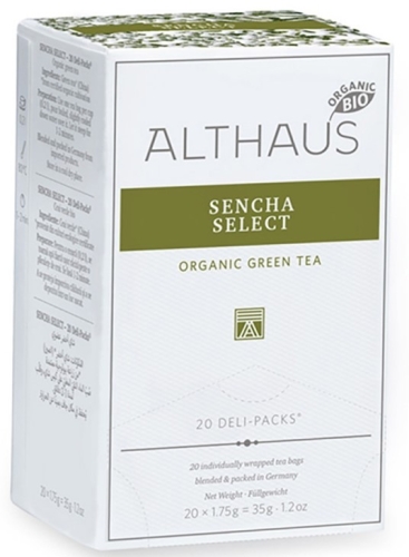 Чай Изысканная Сенча, зеленый байховый листовой Althaus