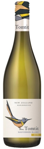 Вино "Томтит Мальборо Совиньон Блан" столовое белое сухое 12,5% 0,75 л