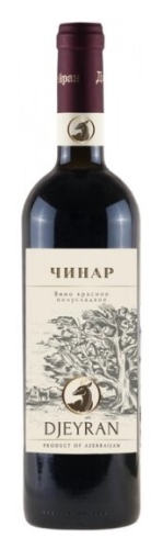 Вино "Джейран Чинар" красное полусладкое 0,75 л 