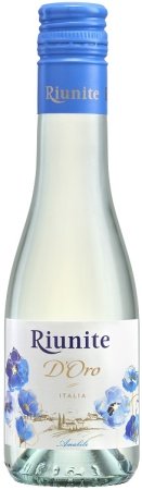 Вино игристое "Риуните Д'Оро" полусладкое белое 0,187 л