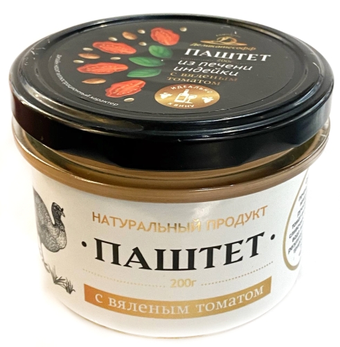 Паштет "Деликатесофф" из печени индейки с вяленым томатом 150гр