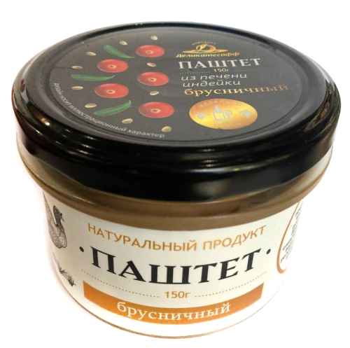 Паштет "Брусничный", Деликотесофф 150гр
