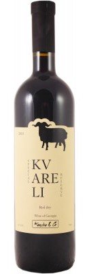 Вино "Кварели", серия Специальный резерв красное сухое 0,75 л
