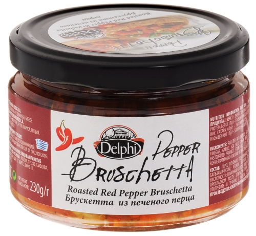 Брускетта из печеного перца Delphi 230 гр 