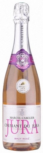 Вино игристое "Марсель Кабельер Креман дю Жюра Брют Розе" розовое брют 0,75 л