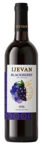 Вино "Ежевика"  полусладкое красное 0,75 л