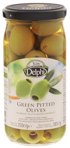 Оливки без косточек в рассоле Delphi 350 гр