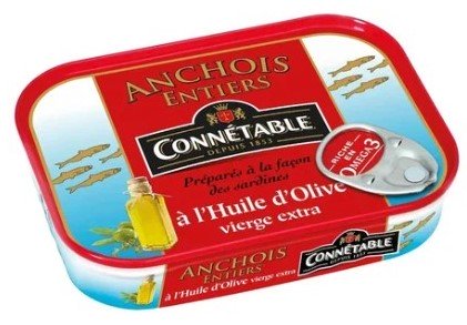 Филе сардин в оливковом масле первого отжима экстра Connetable 100 гр