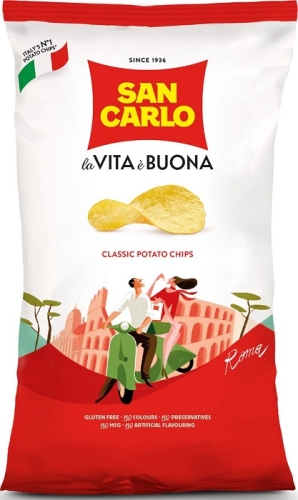 Чипсы картофельные "Сан Карло" "Классика" пакет п/п (0,180 кг) 