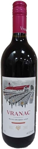 Вино "Чока "Вранац" сухое красное 1 л