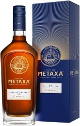 Спиртной напиток "Метакса 12" 0,7 л