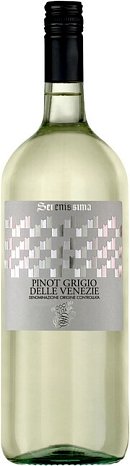 Вино "Серениссима Пино Гриджио Делле Венеция ДОК" белое сухое 1,5 л