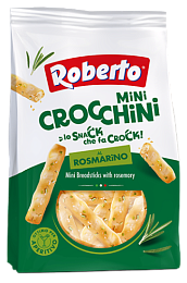 Палочки Хлебные "Гриссини Кроккини" миньон с розмарином "Roberto" 150 г 