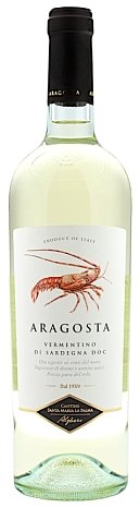 Вино "Арагоста Верментино ди Сарденья" сухое белое 0,75 л
