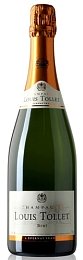 Вино игристое "Луи Тойе Брют" белое брют 0,75 л