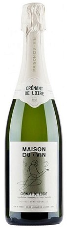 Вино игристое "Мезон дю Вин Креман де Луар" брют белое 0,75 л