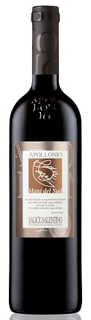 Вино "Саличе Салентино. Аполлонио "Мани дель Суд Россо" сухое красное 0,75 л 