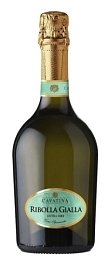 Вино игристое "Каватина Риболла Джалла Спуманте" сухое белое 0,75 л