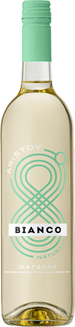Вино "Аристов 8° Низкоалкогольное" белое сухое 0,75 л