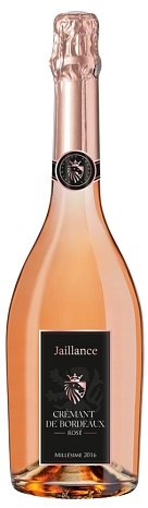 Вино игристое "Жайанс Креман де Бордо Брют Розе Миллезим" розовое брют 0,75 л