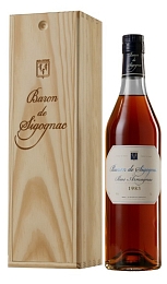 Бренди "Арманьяк Барон де Сигоньяк 1983" 0,7 л в п/к (дерево)