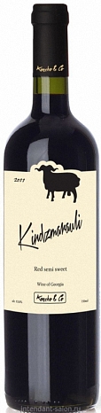 Вино "Киндзмараули" красное полусладкое 0,75 л. 13% (Кончо и Ко)