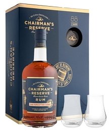 Ром "Шерманс Резерв Зэ Фоготтен Каскс"  0,7 л  п/у + 2 бокала