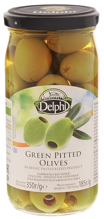 Оливки без косточек в рассоле Delphi 350 гр