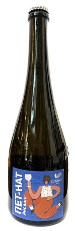 Вино игристое "Рислинг" 0,75 л (Денисова)