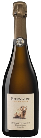 Вино игристое "Шампань Боннэр. Гран Крю Блан де Блан. Краман Винтаж" экстра брют белое 0,75 л