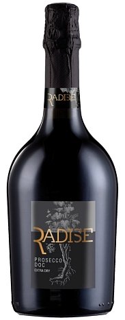 Вино игристое "Радизе" Просекко ДОК Экстра Драй" сухое белое 0,75 л
