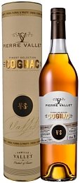 Коньяк "Пьер Валле ВС" 0,7 л в п/к 