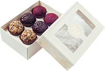 Шоколадные трюфели 6шт №1 "Счастье"