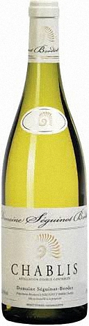 Вино "Шабли" белое сухое 0,75 л. (Domaine Seguninot-Bordet)