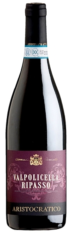 Вино "Аристократико Вальполичелла Рипассо ДОК" полусухое красное 0,75 л