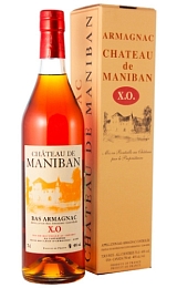 Бренди "Баз-Арманьяк. Шато де Манибан Х.О" в п/к 0,7 л