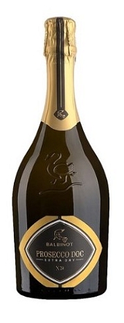 Вино игристое "Балбинот Просекко Миллезимо" сухое белое 0,75 л